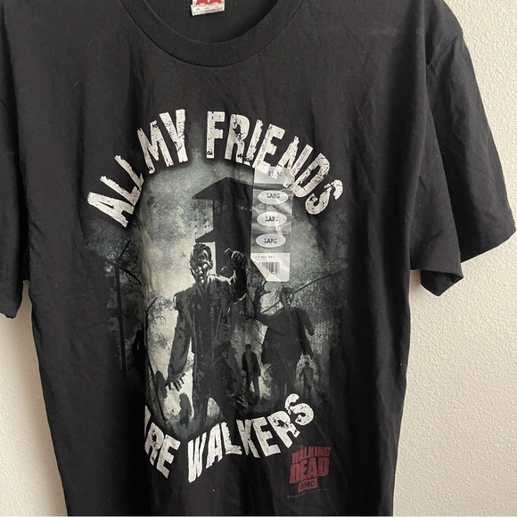 Men’s Allstyle Walking Dead AMC Black T-Shirt Size Large! - Picture 5 of 6